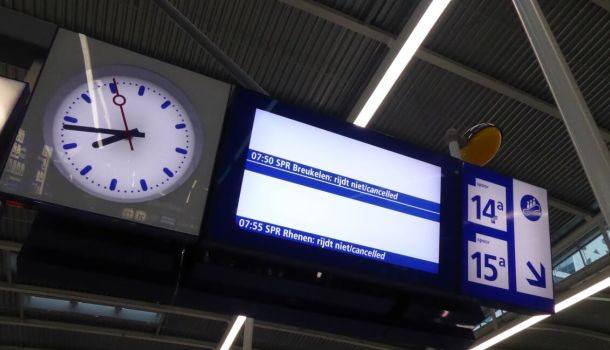 Trein rijdt niet