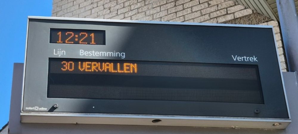 Halte vervallen