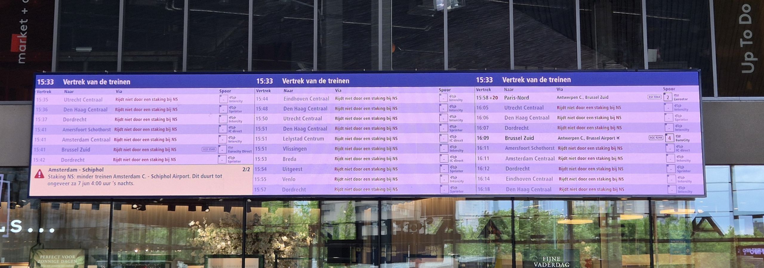 Staking bij NS