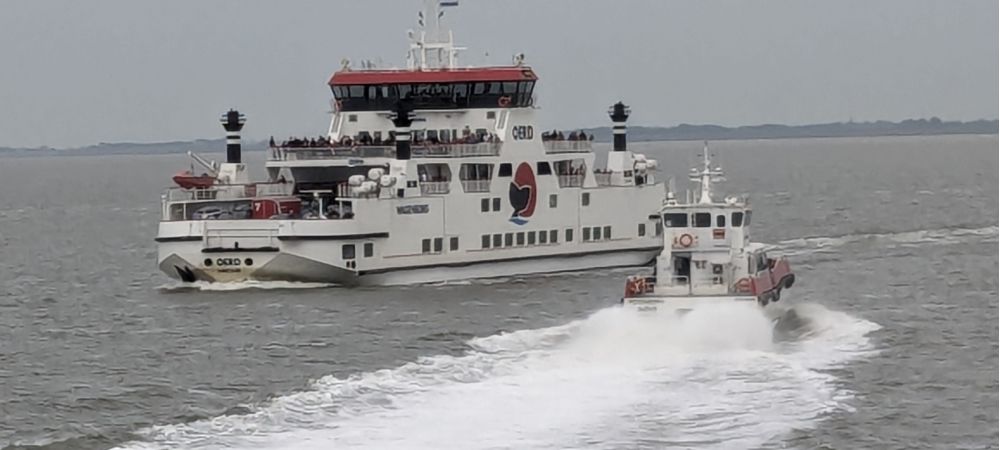 Wagenborg boten naar Ameland