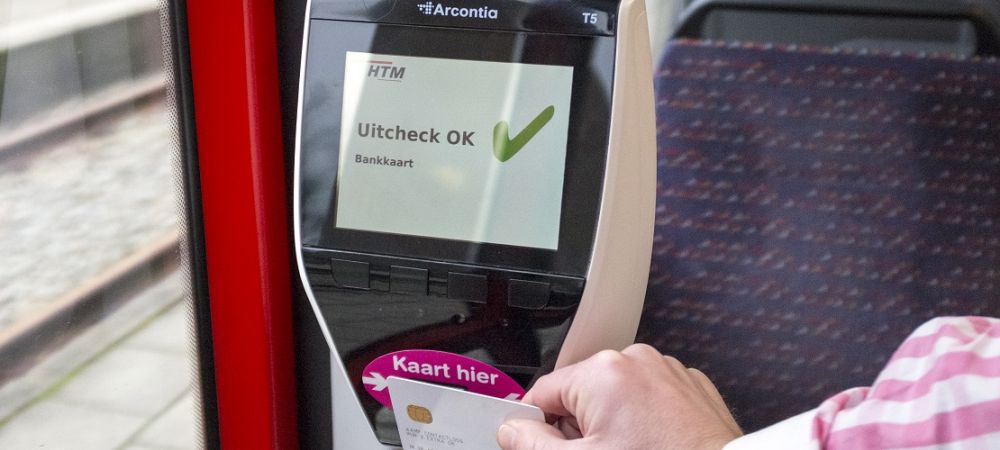 Uitchecken met bankpas