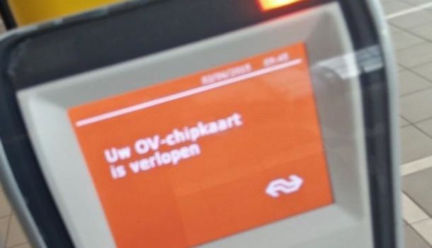 Verlopen OV-chipkaart