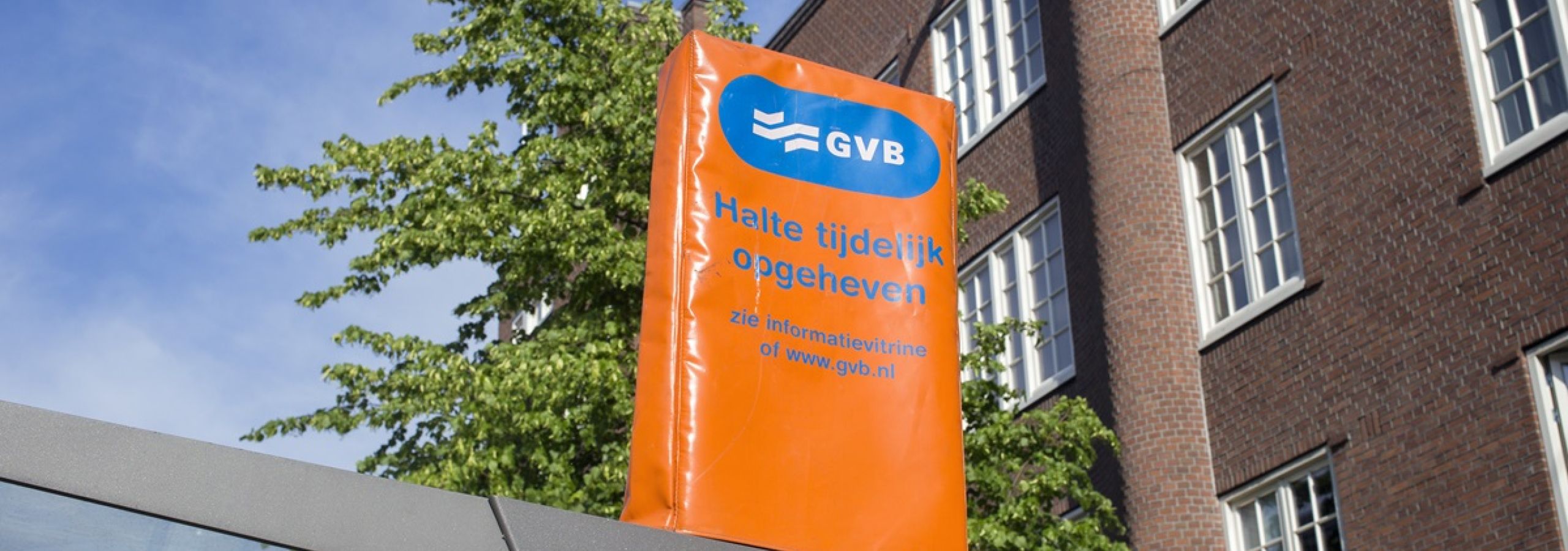 Bushalte GVB opgeheven