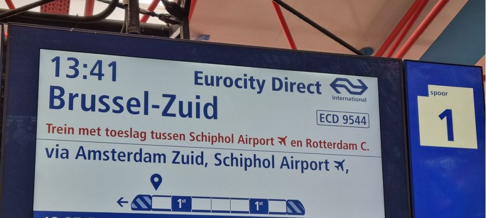 Info trein naar Brussel