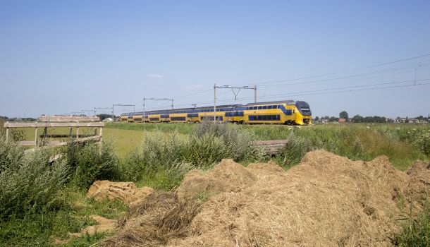 NS-trein bij Alkmaar