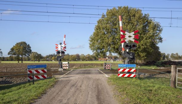 Spoorwegovergang overweg holten rijssen