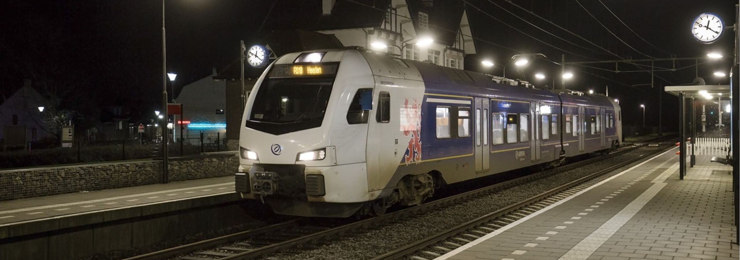 Arriva-nachttrein in Voerendaal