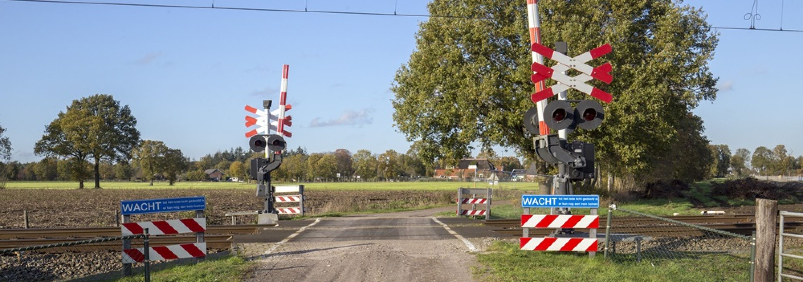 Spoorwegovergang overweg holten rijssen