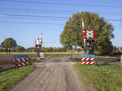 Spoorwegovergang overweg holten rijssen