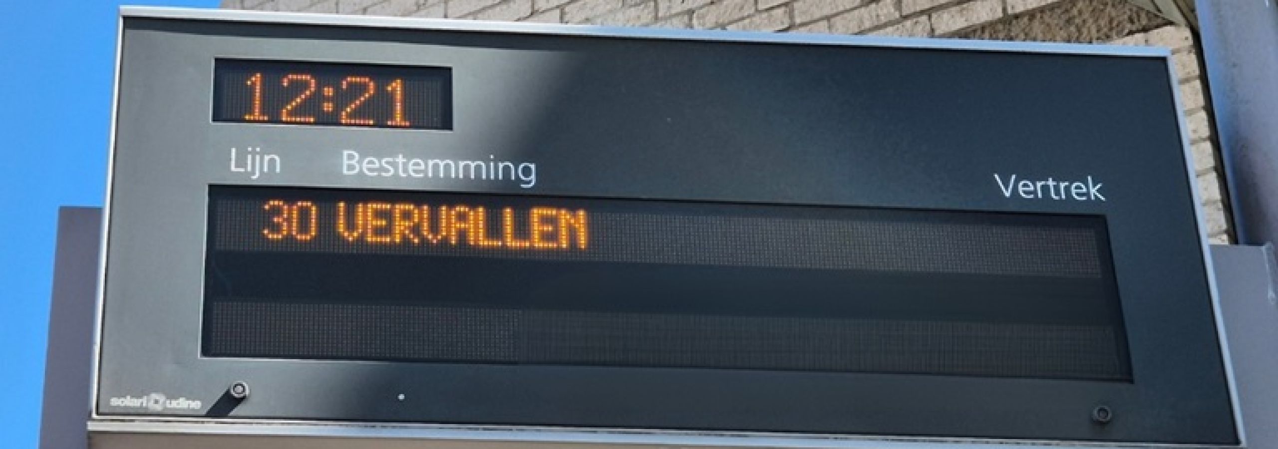 Halte vervallen