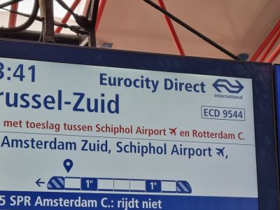 Info trein naar Brussel